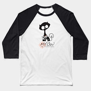 Meow The Professional Baseball T-Shirt